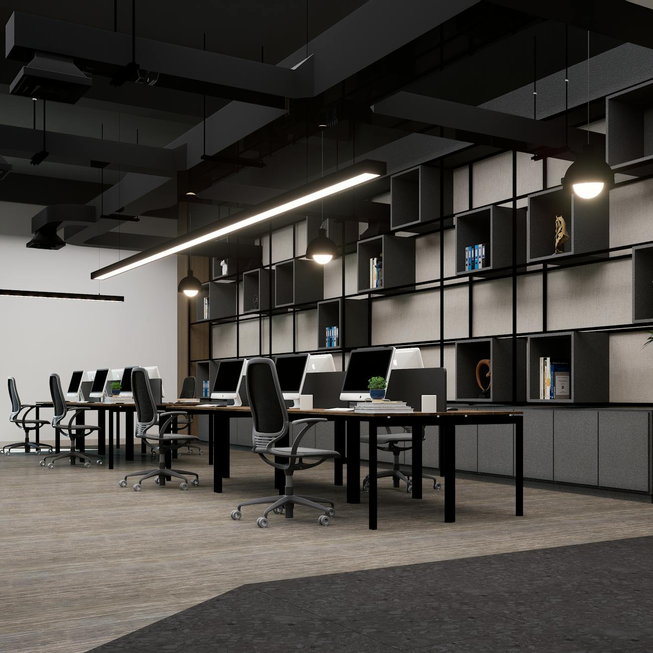 modern office space with minimalist design